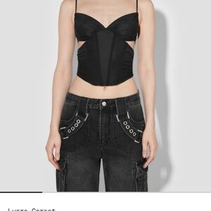 Misbhv corset Black Women's Top